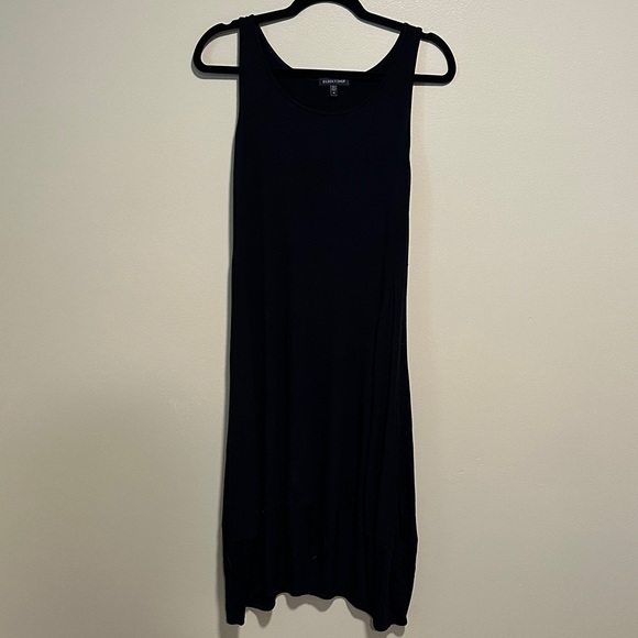 Eileen Fisher Long Black Dress Size Medium - Picture 1 of 6